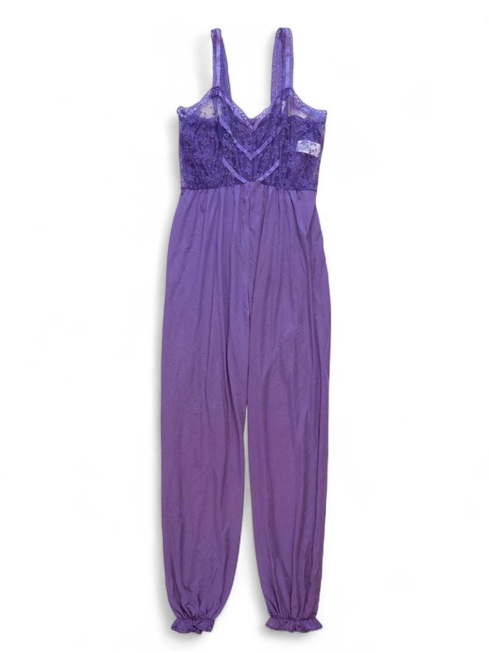 Vintage Undercover Wear Purple Lace Jumpsuit Large